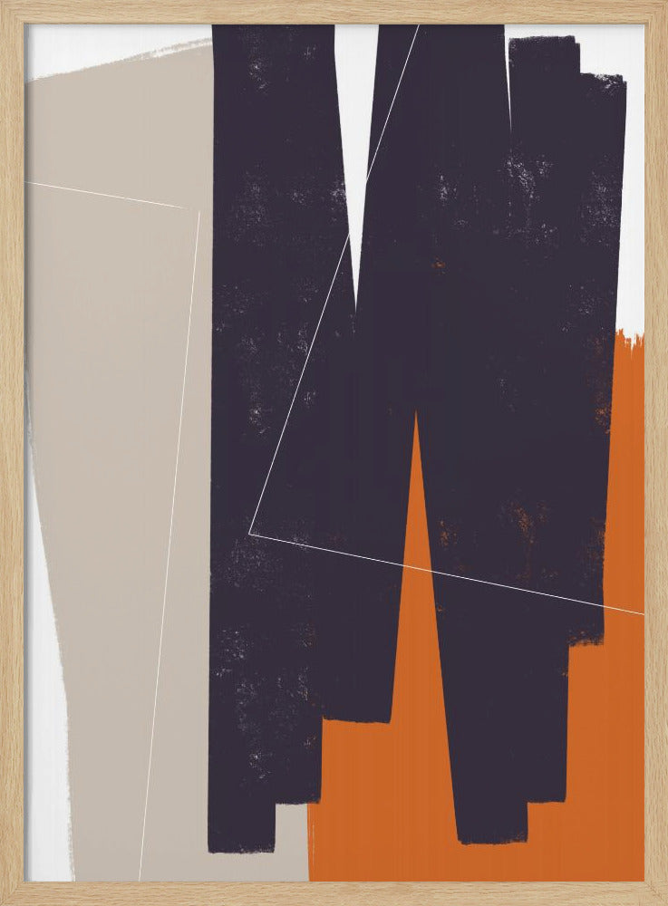 Gedämpfte geometrische Formen | Poster