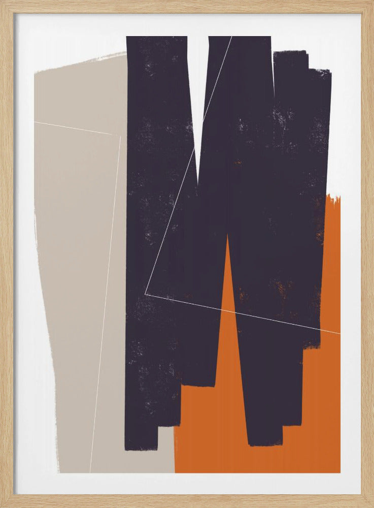 Gedämpfte geometrische Formen | Poster