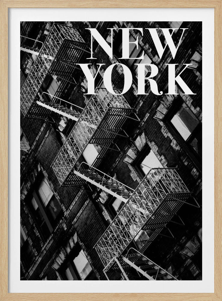NYC Feuerleitern | Poster