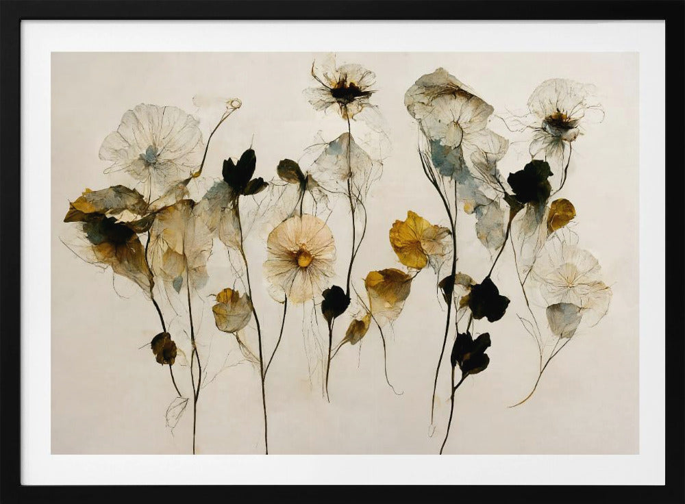 Schöne Trockenblumen | Poster
