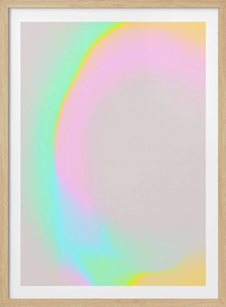 Pastell-Leuchtkurve | Poster