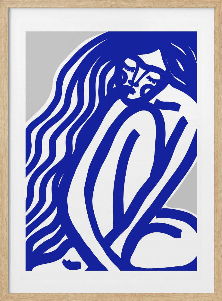 Blue Contours | Poster