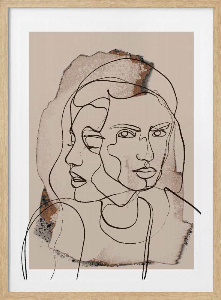Dualität in Linien | Poster