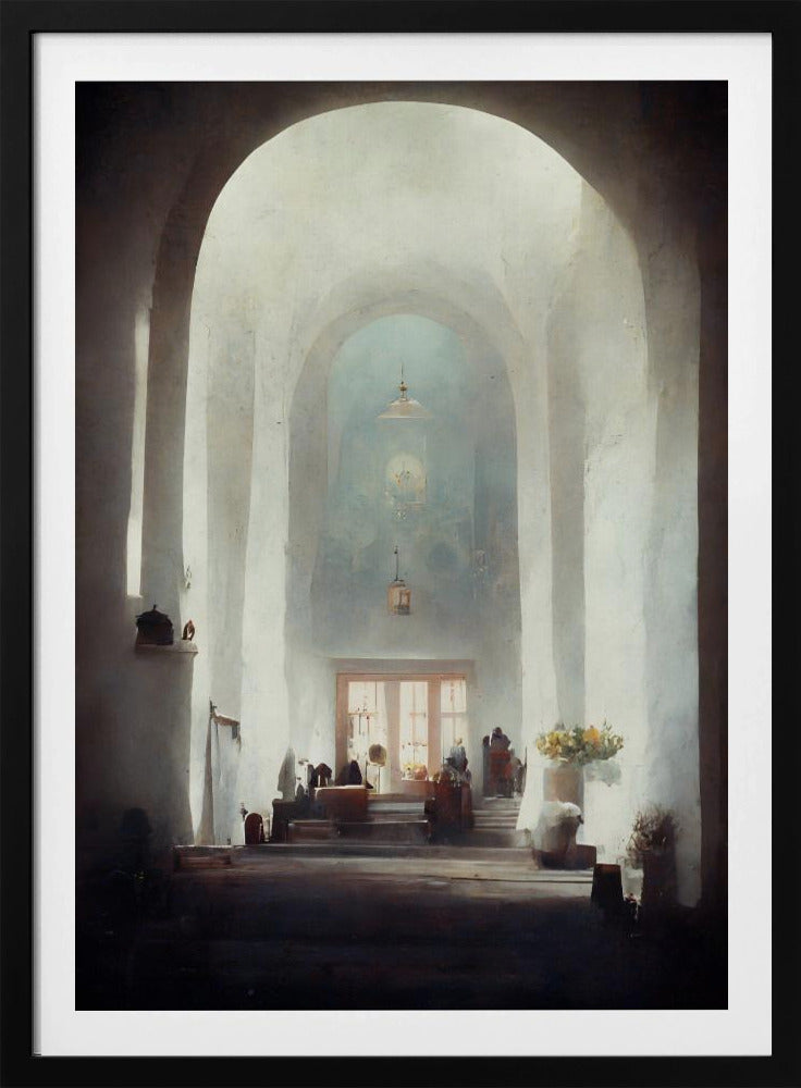 Sonnenbeschienenes Heiligtum | Poster