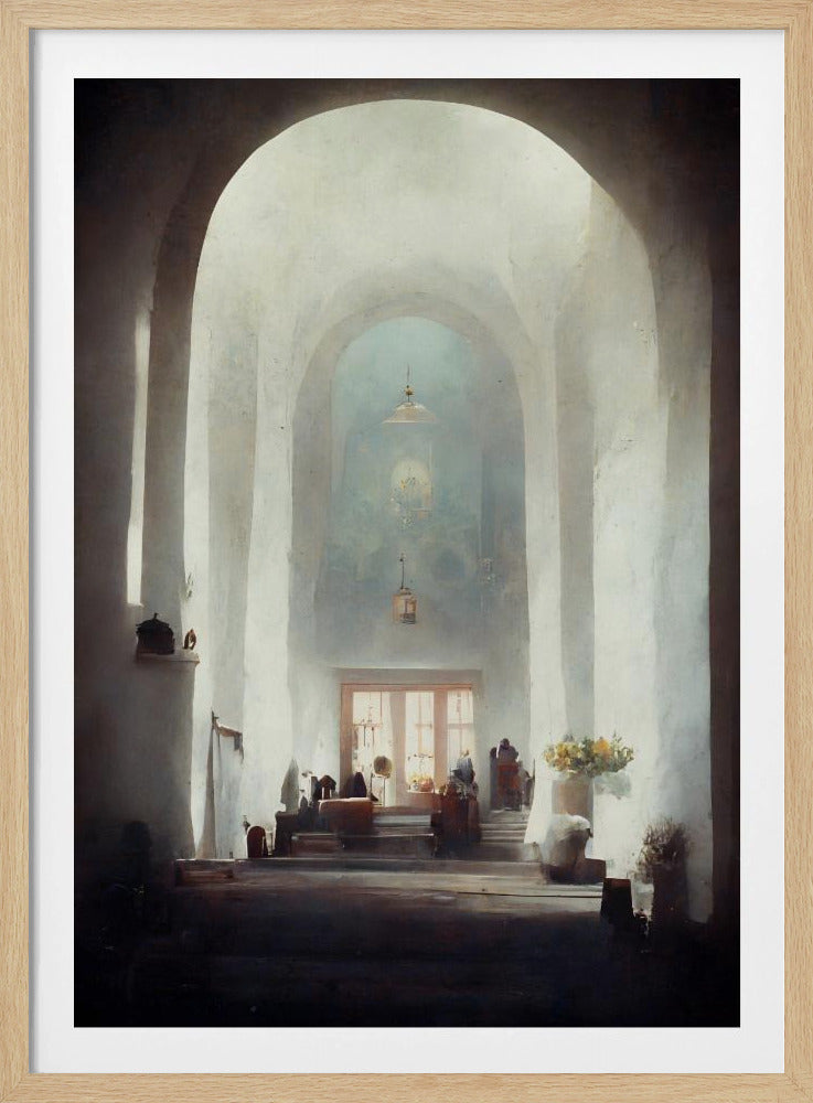 Sonnenbeschienenes Heiligtum | Poster