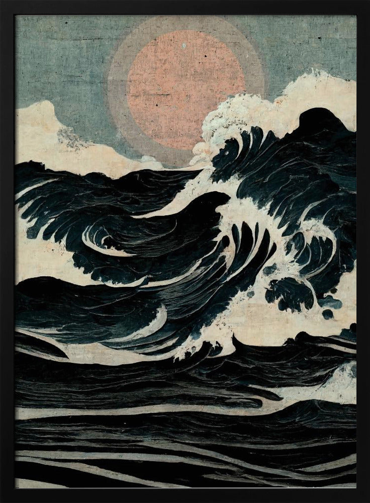 Himmlische Wellenlandschaft | Poster