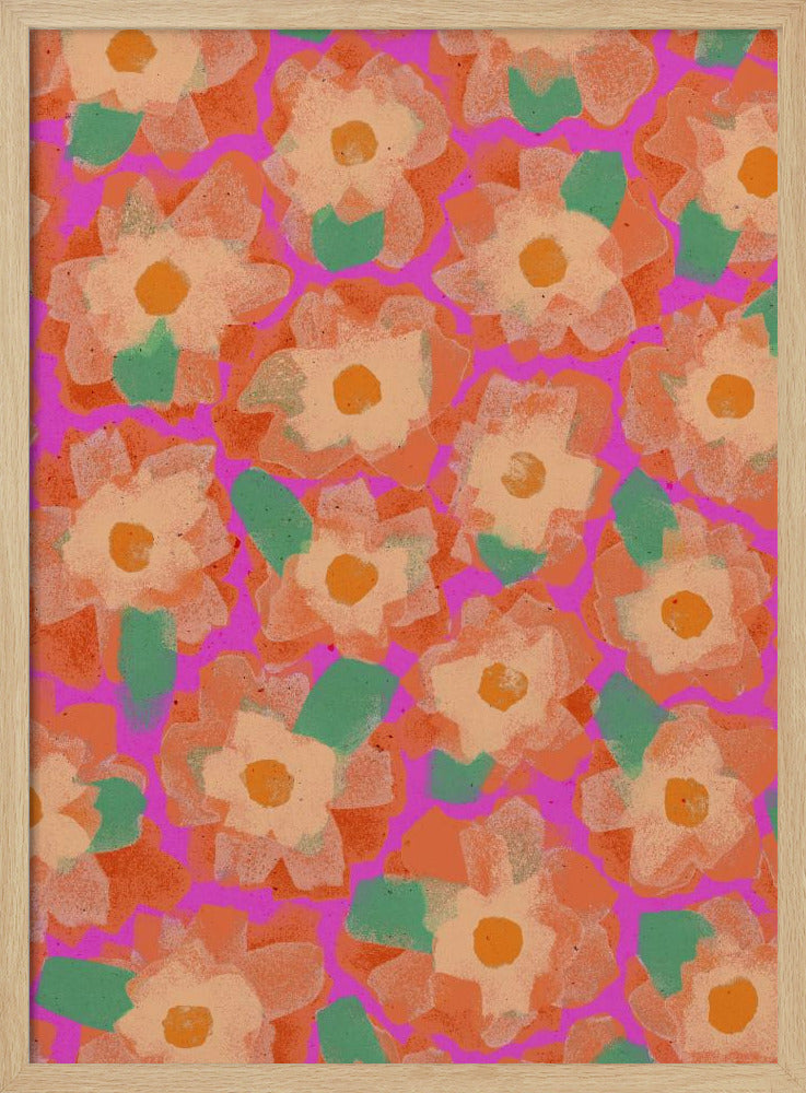 Vibrant Petal Dance | Poster