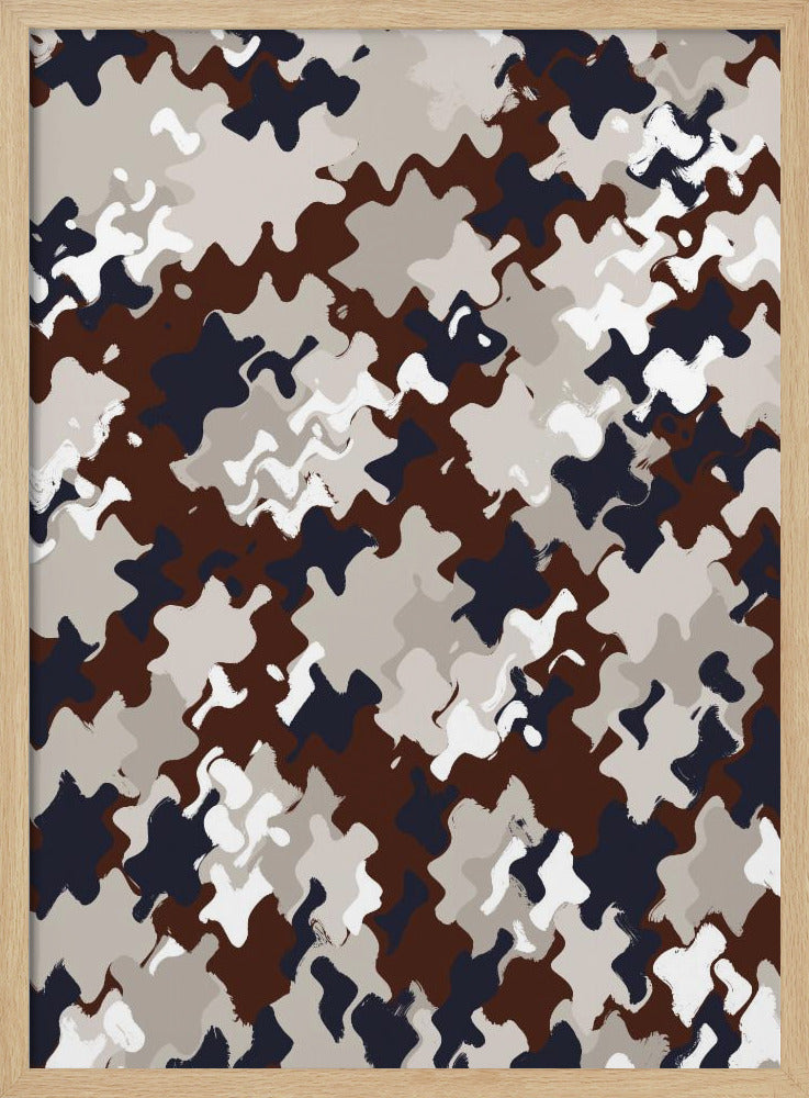 Abstrakte Wellenlandschaft | Poster