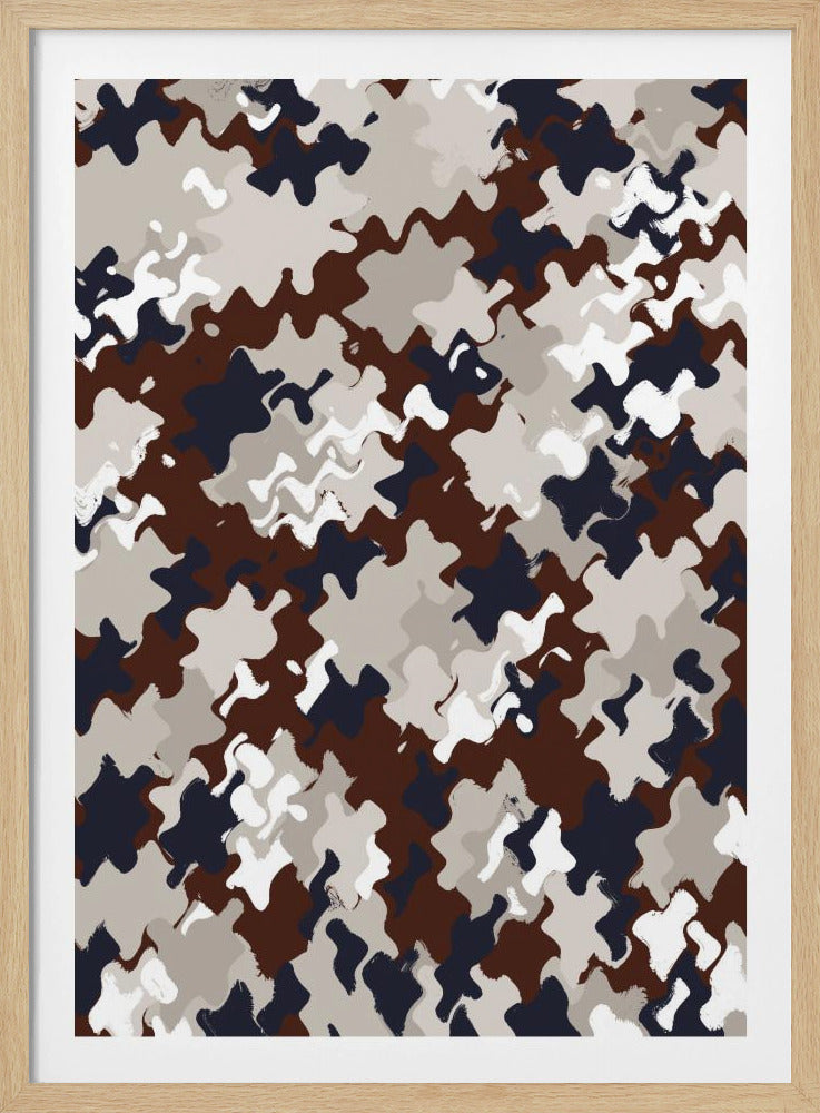 Abstrakte Wellenlandschaft | Poster