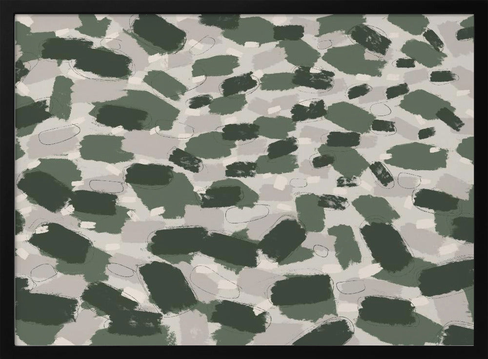 Muted Forest Brush | Poster