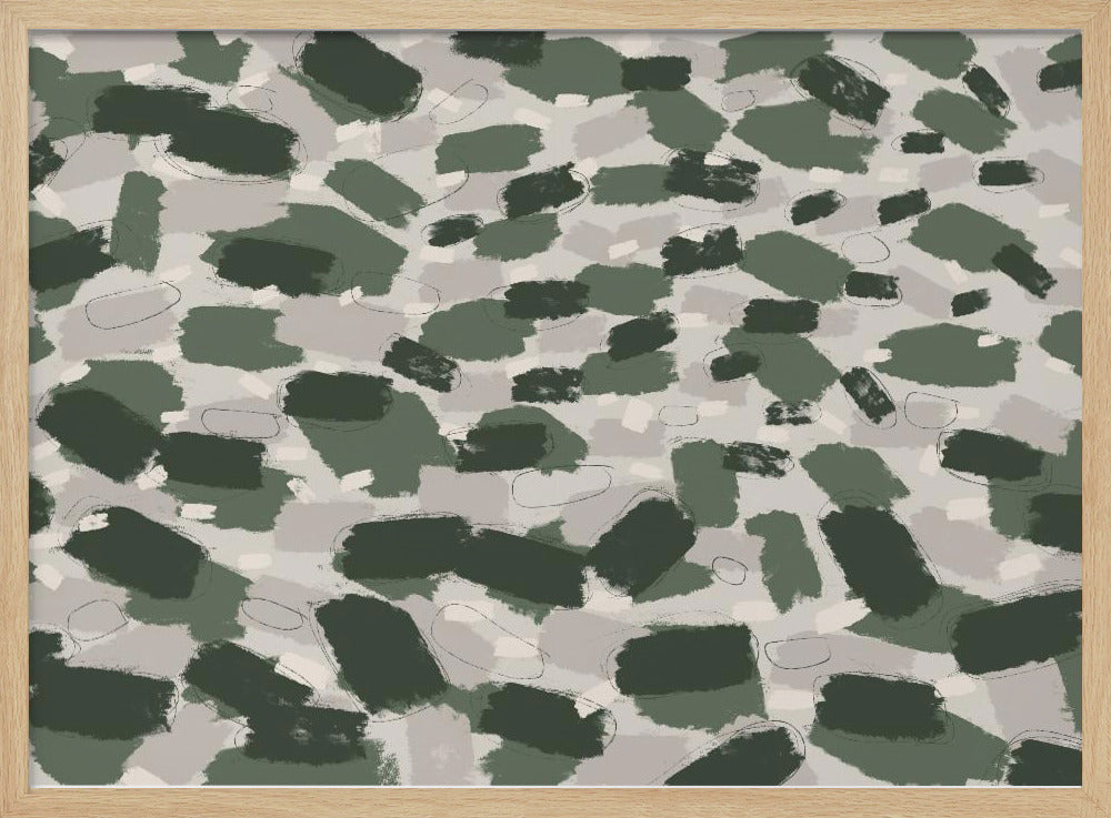 Muted Forest Brush | Poster
