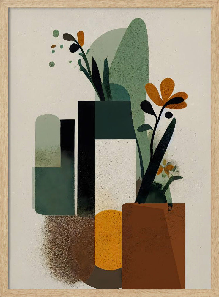 Abstrakter Gartenblick | Poster
