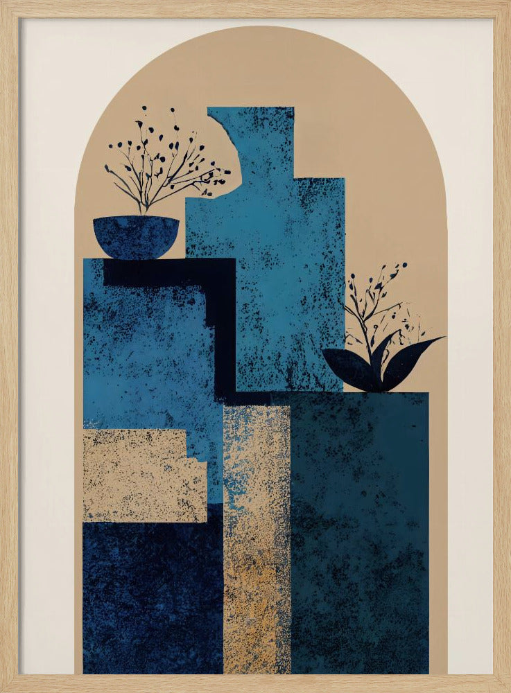 Blaue Vase | Poster