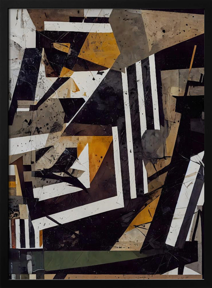 Geometrischer Wandteppich | Poster