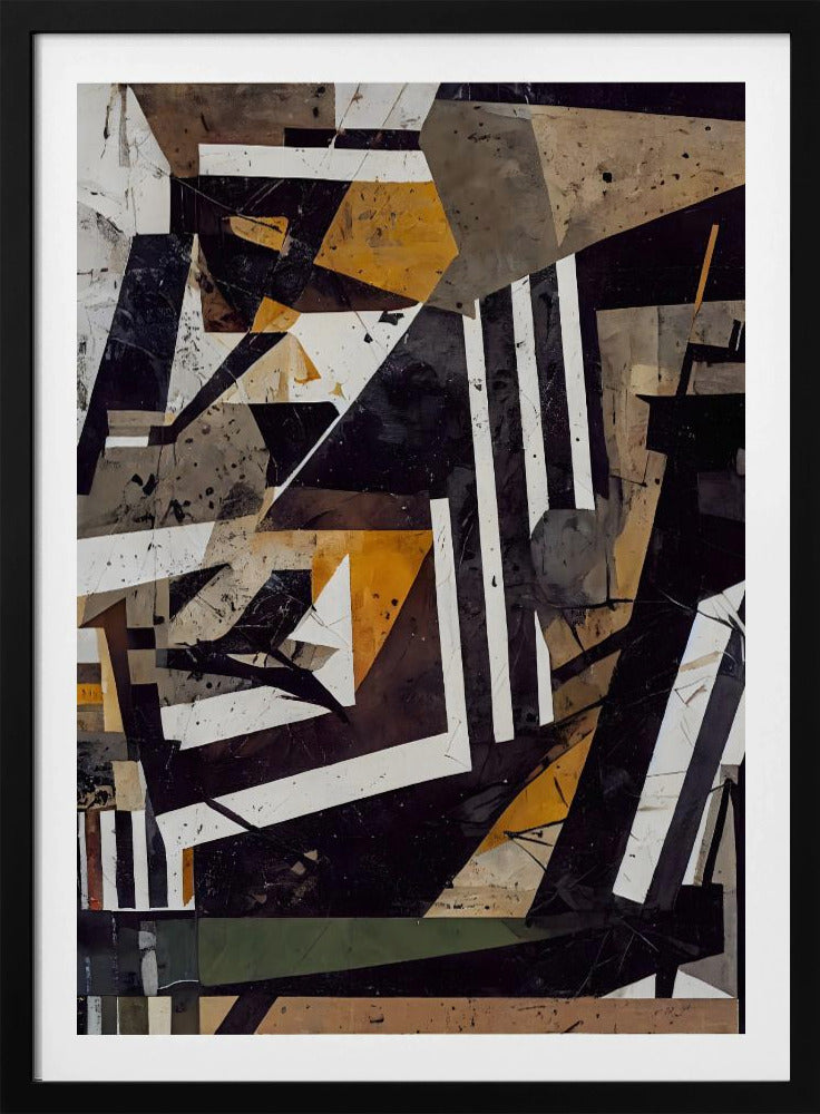 Geometrischer Wandteppich | Poster