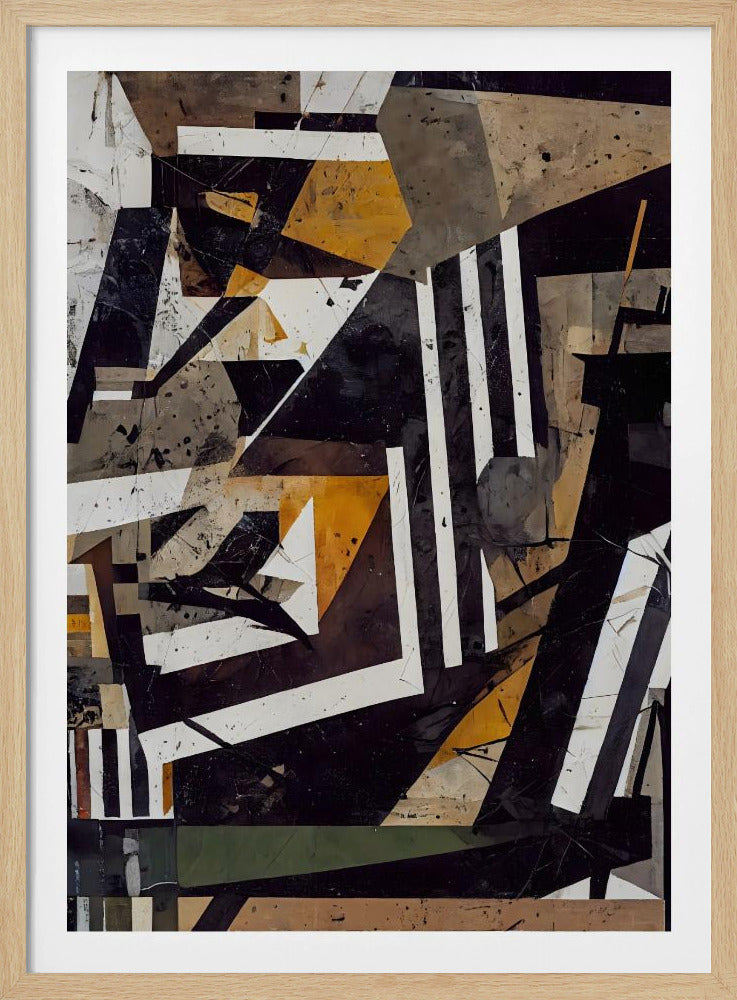 Geometrischer Wandteppich | Poster