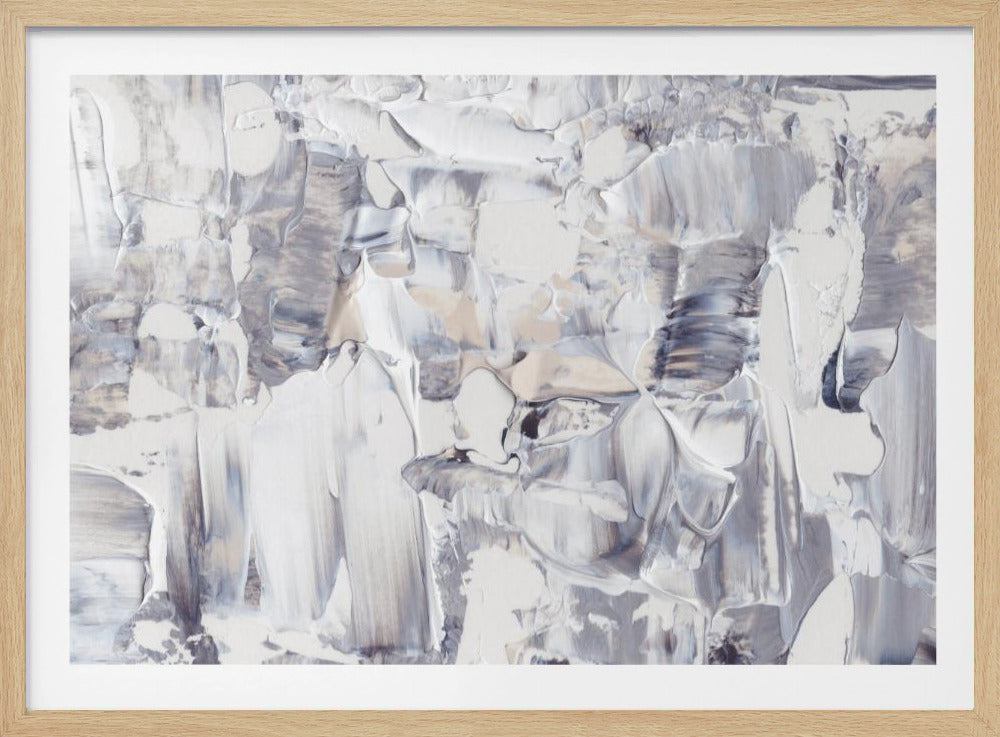 Strukturierte Leinwand im Impasto-Stil | Poster