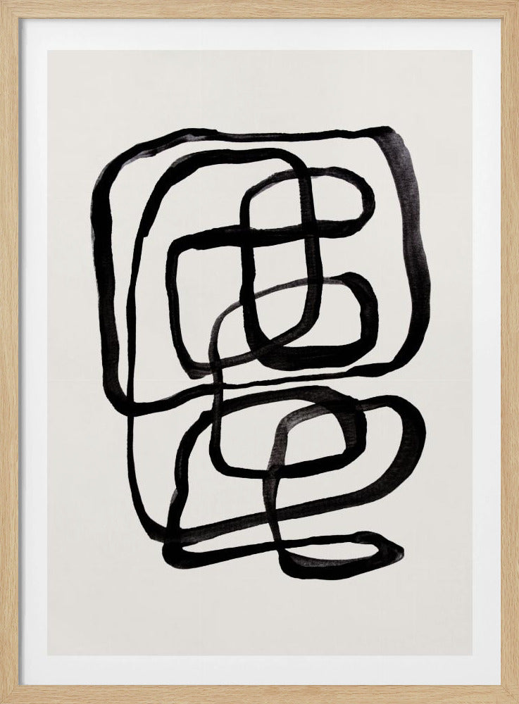 Abstrakte Linien I | Poster