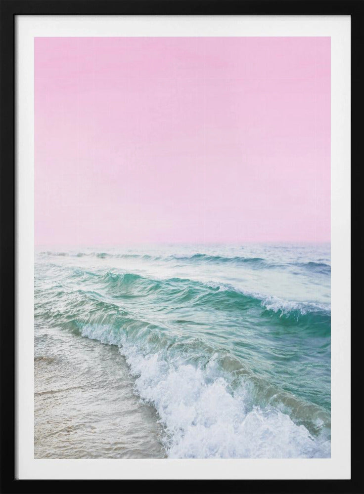 Rosa Himmel Strand | Poster