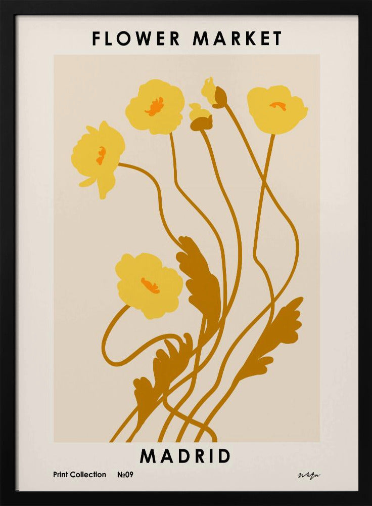 Blumenmarkt. Madrid | Poster