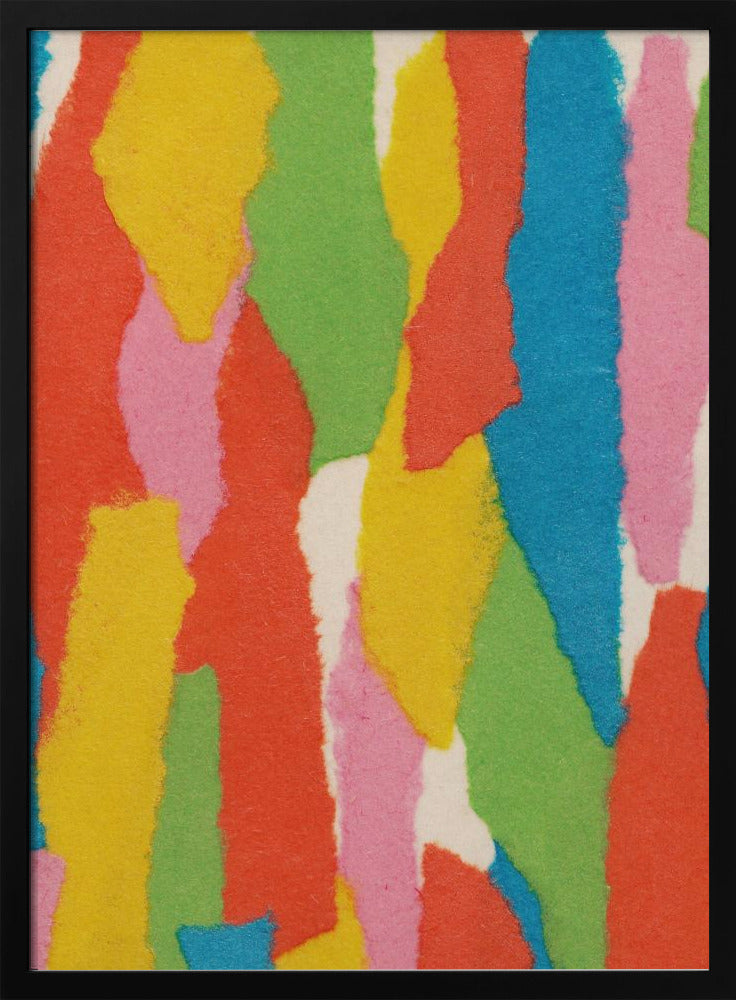 Bunte Papiercollage Nr. 1 | Poster