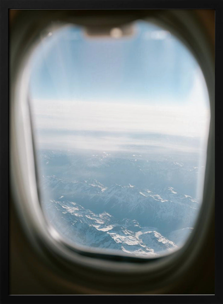 Blick aus dem Flugzeugfenster || | Poster