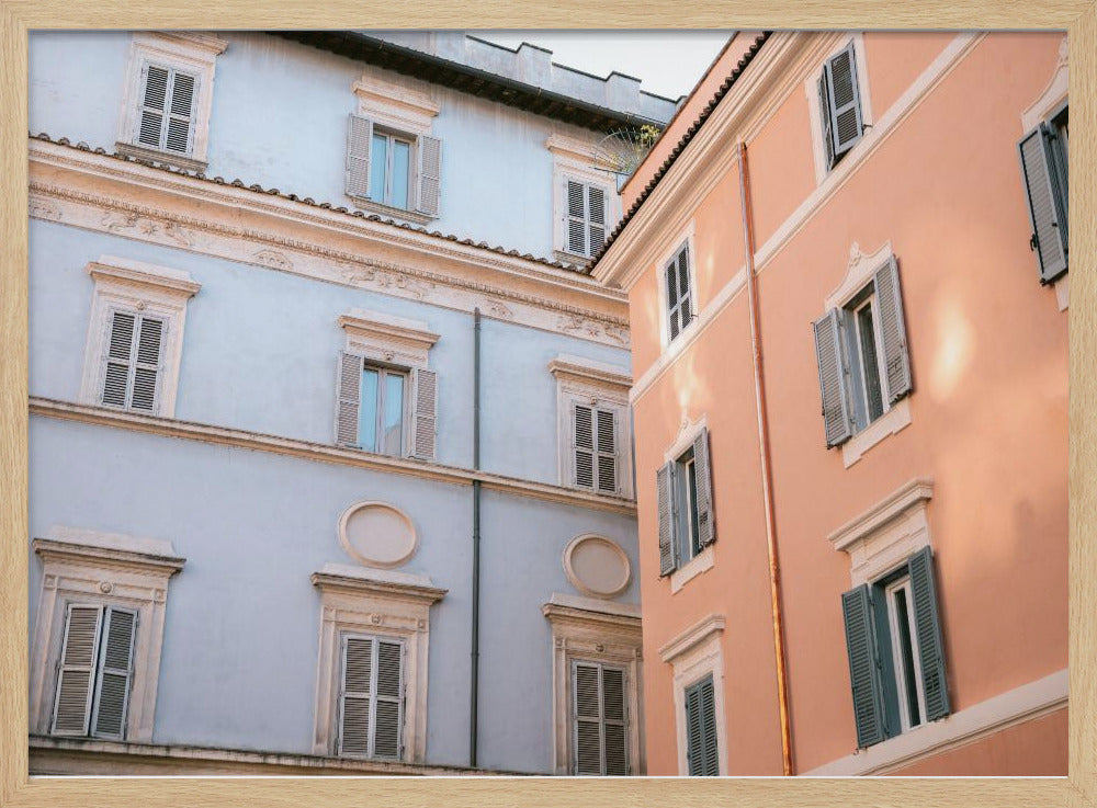 Trastevere in Lilac and Pink | Poster