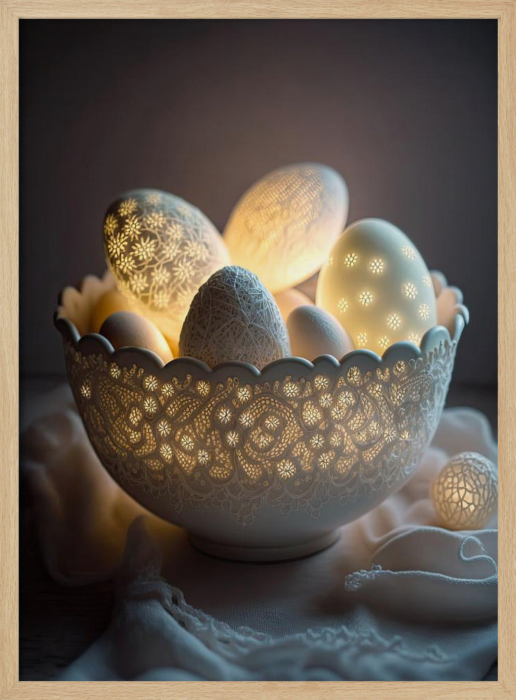 Strahlende Eier-Eleganz | Poster