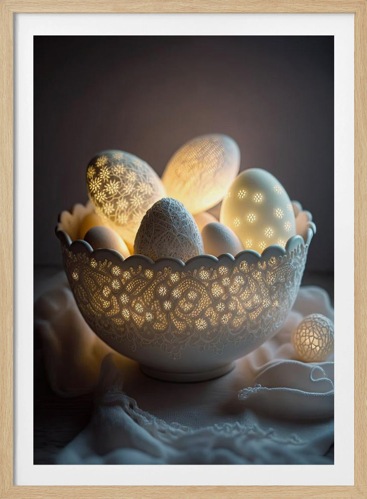 Strahlende Eier-Eleganz | Poster