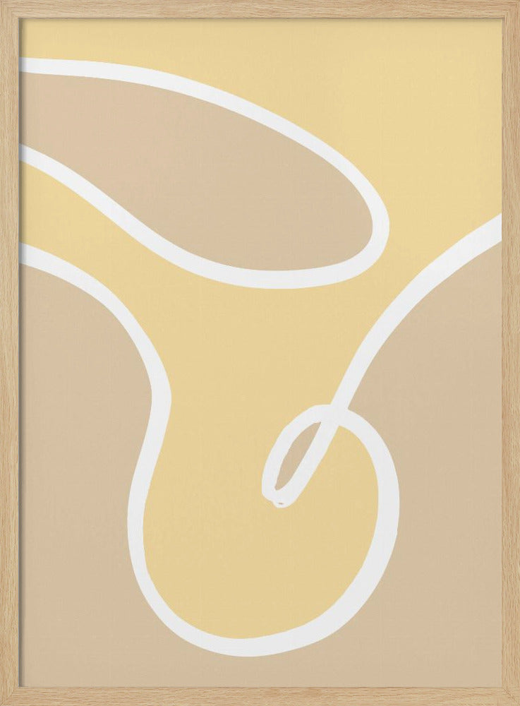 Shape 14 Yellow | Poster