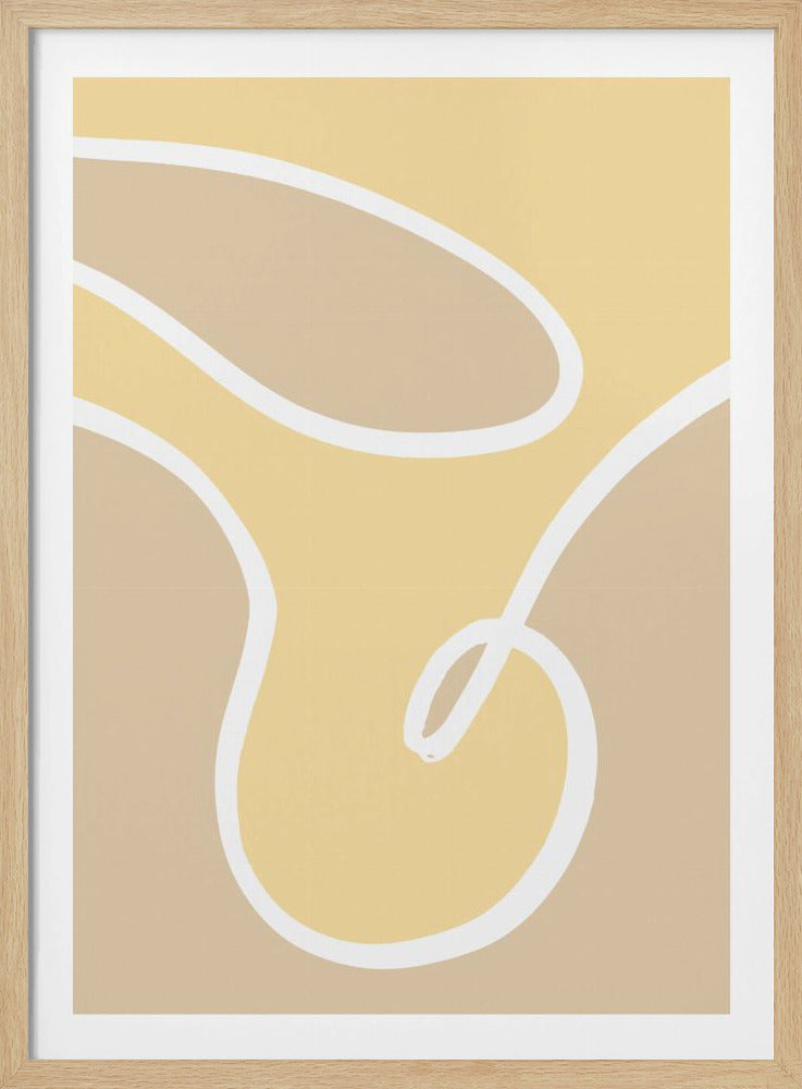 Shape 14 Yellow | Poster