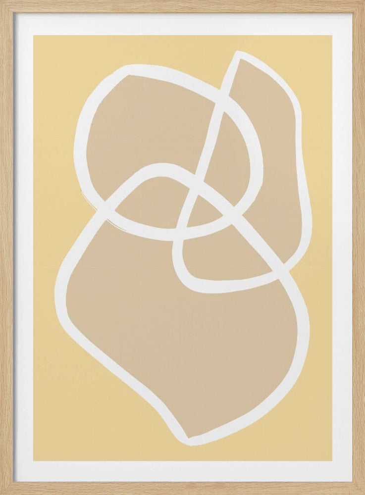 Shape 13 Yellow | Poster