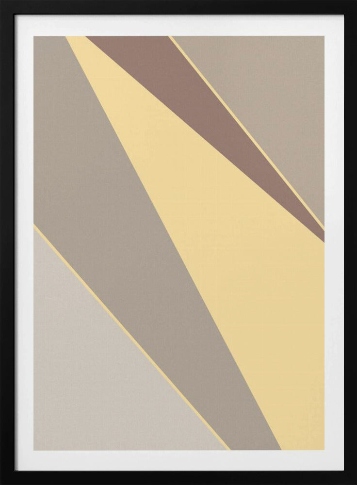 Abstract Shapes Yellow | Poster