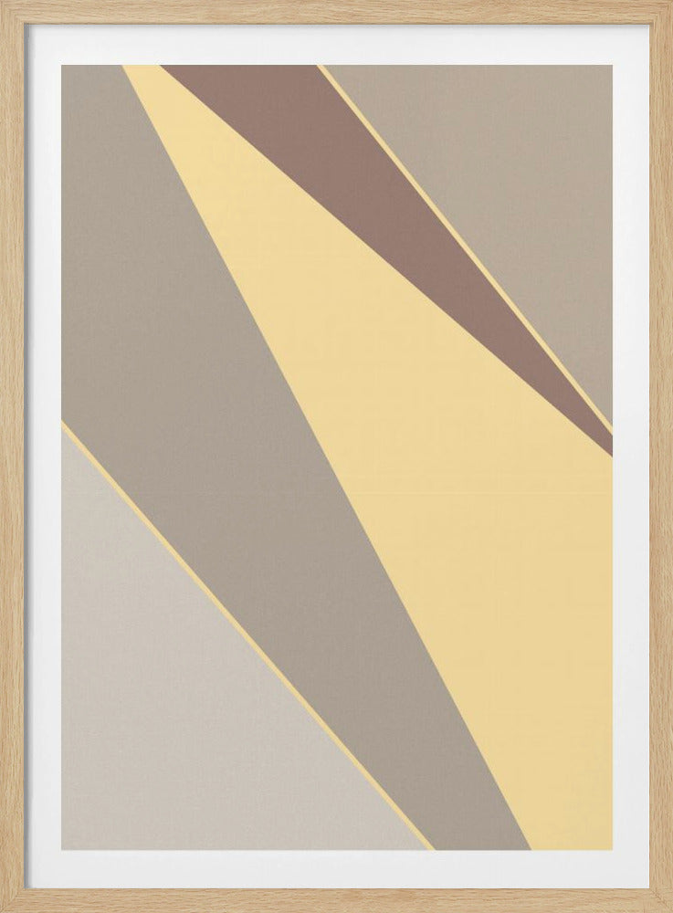 Abstract Shapes Yellow | Poster