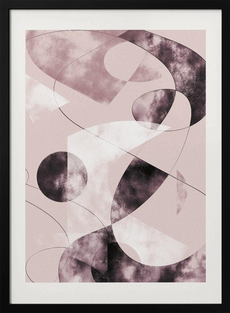 Shapes Shatters Red | Poster