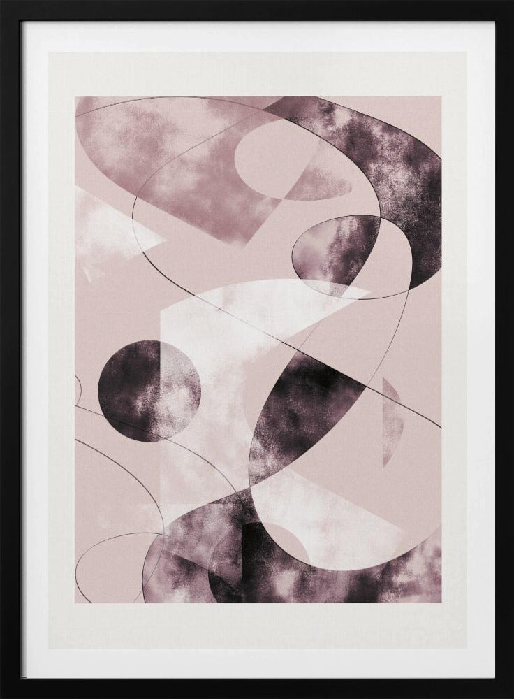 Shapes Shatters Red | Poster