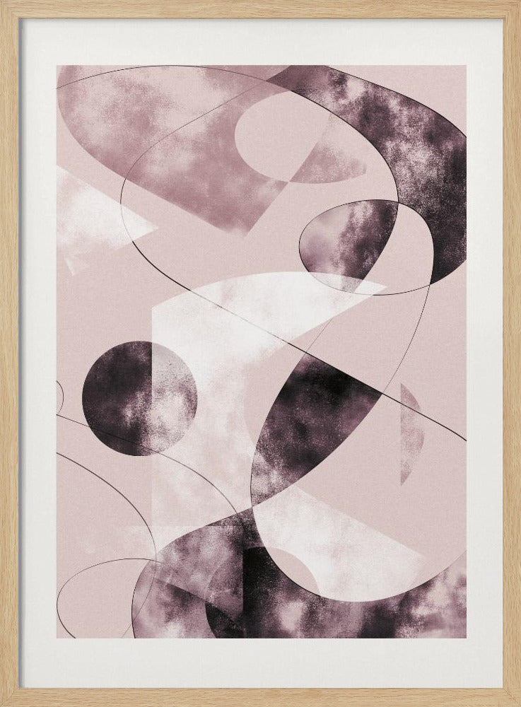 Shapes Shatters Red | Poster