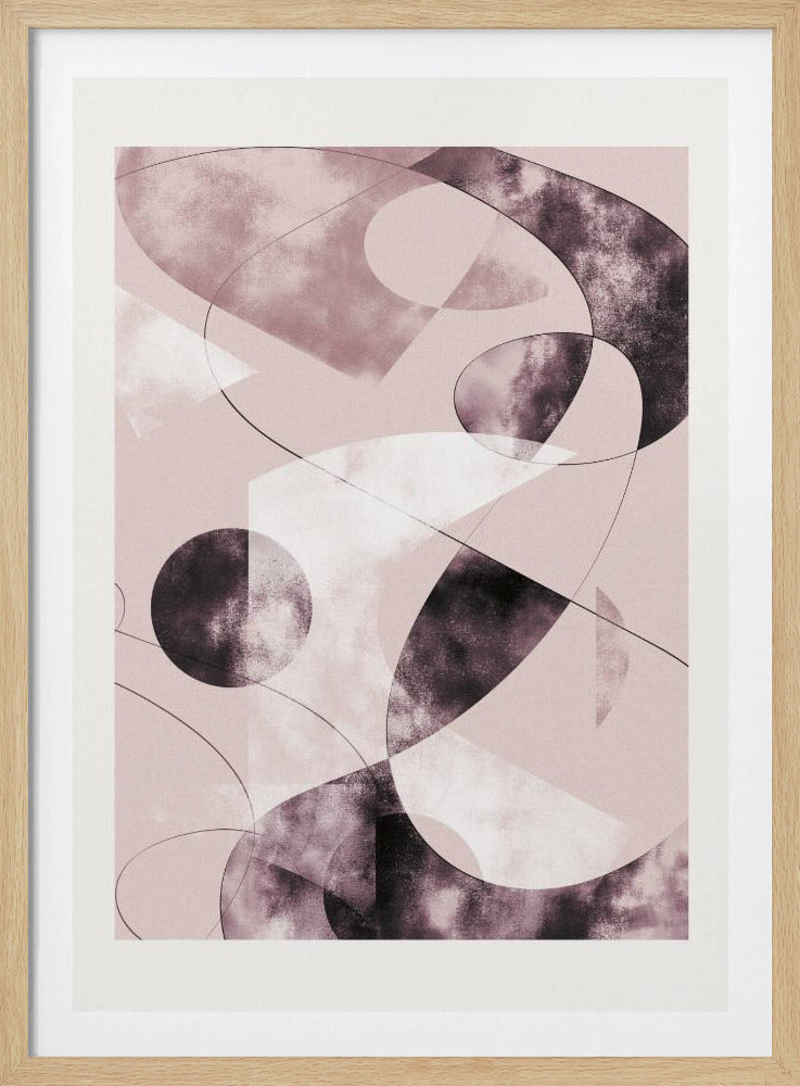 Shapes Shatters Red | Poster