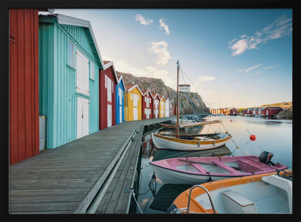 Farbiger Hafen | Poster