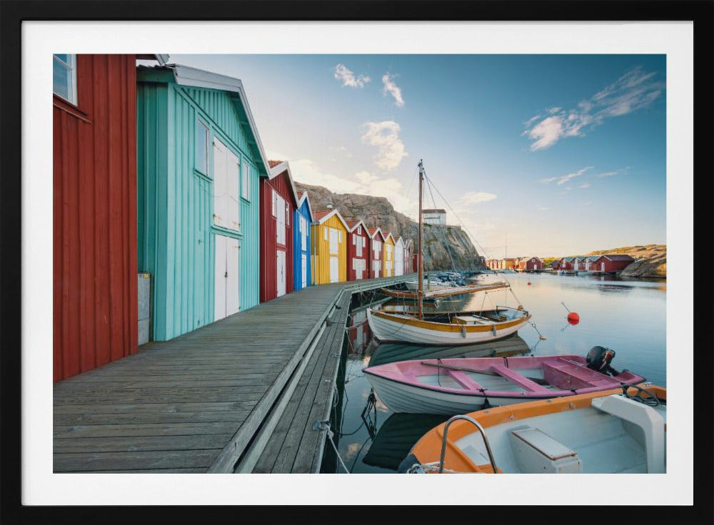 Farbiger Hafen | Poster