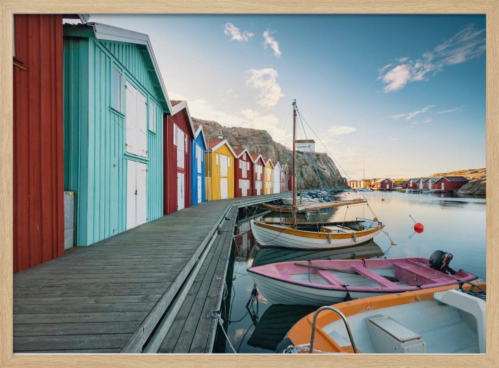 Farbiger Hafen | Poster