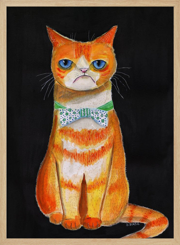 Traurige Katze | Poster
