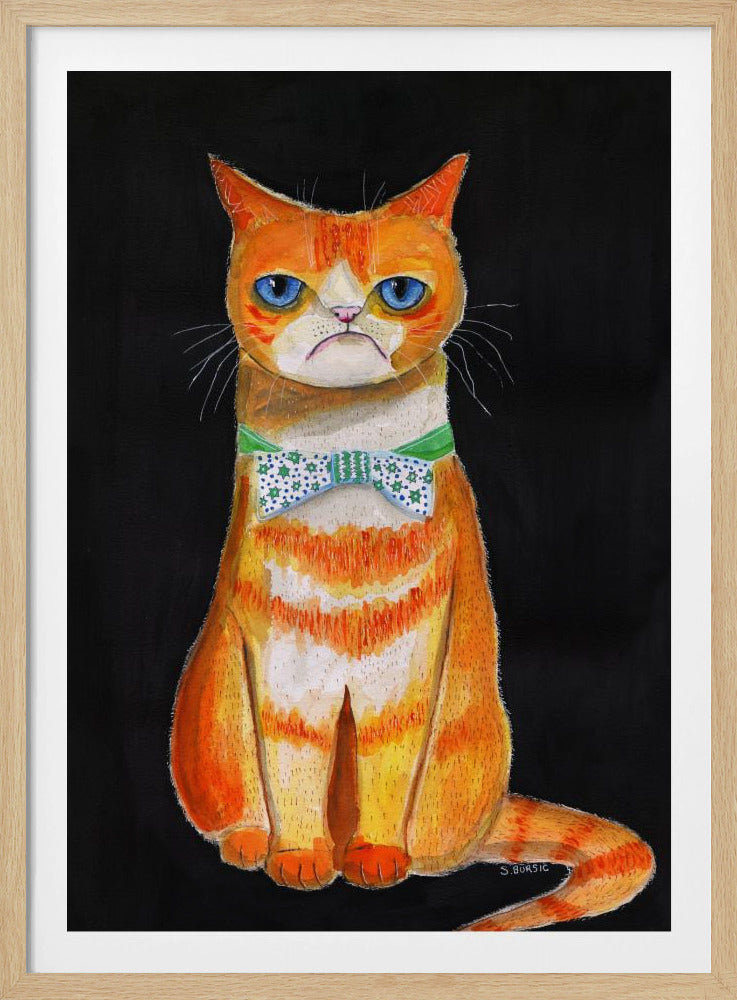Traurige Katze | Poster