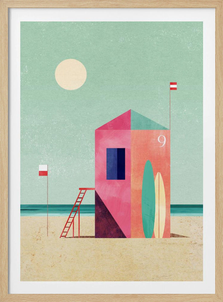 Surfhütte | Poster