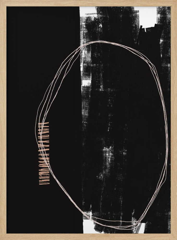 Abstract Black And White Artwork | Poster