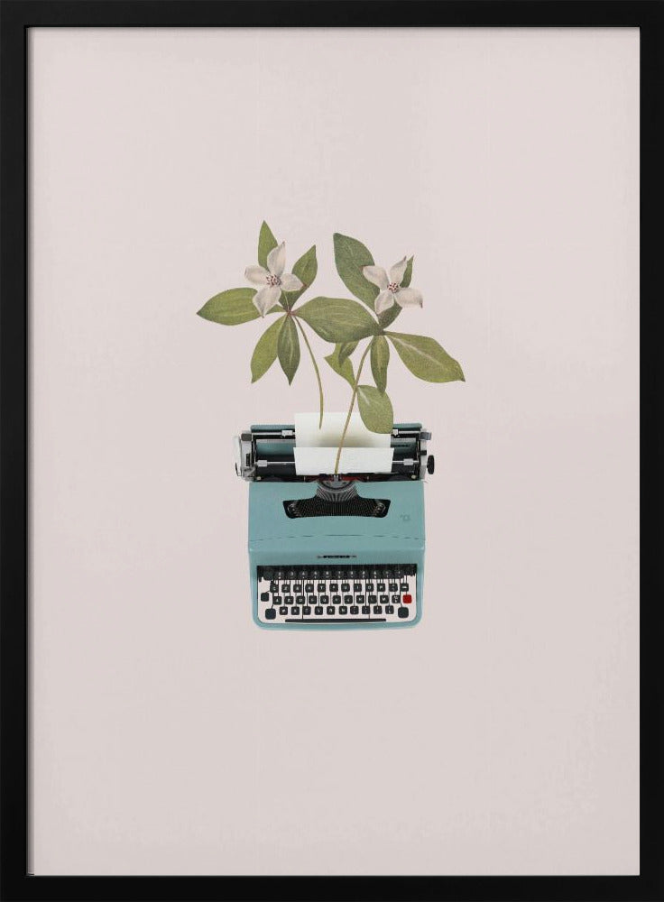 Botanische Schreibmaschine | Poster