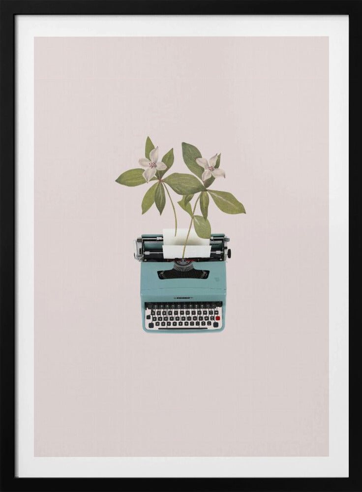 Botanische Schreibmaschine | Poster