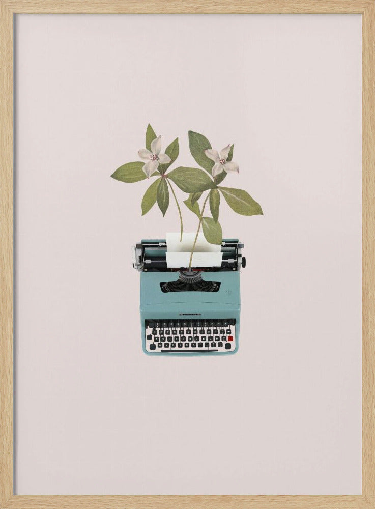 Botanische Schreibmaschine | Poster