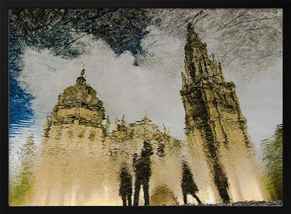 Spiegelung der Kathedrale von Toledo | Poster