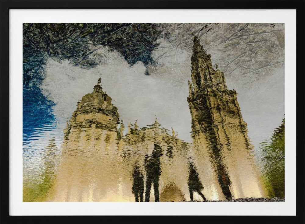 Spiegelung der Kathedrale von Toledo | Poster